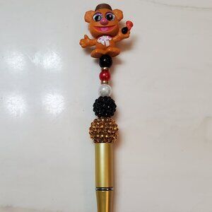 Doorable Muppets Fozzy Bear Beaded Pen- Brand New